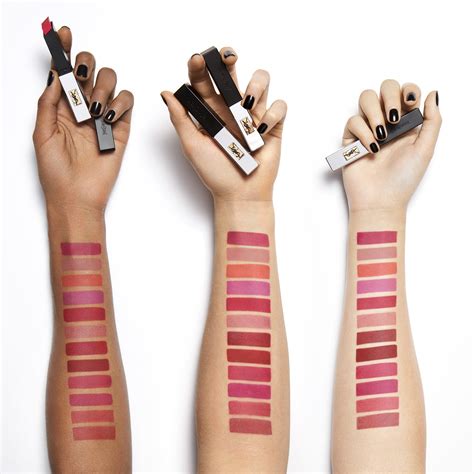 yves saint laurent rouge pur couture the slim lipstick swatches|yves saint laurent lipstick 52.